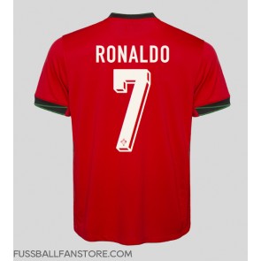 Portugal Cristiano Ronaldo #7 Replik Heimtrikot EM 2024 Kurzarm